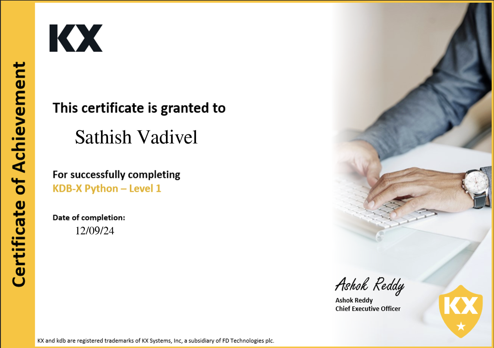 Certificate 5