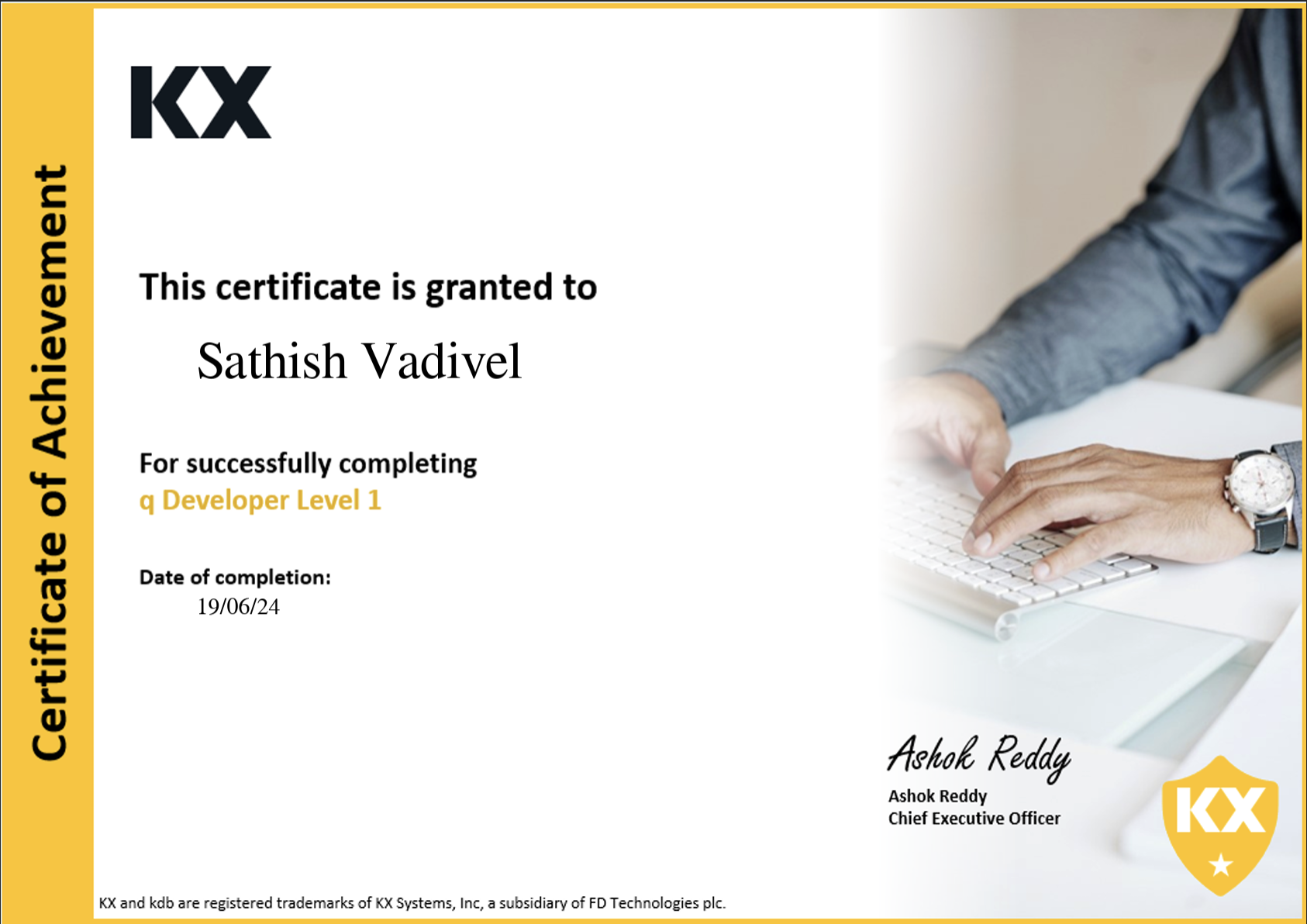 Certificate 8