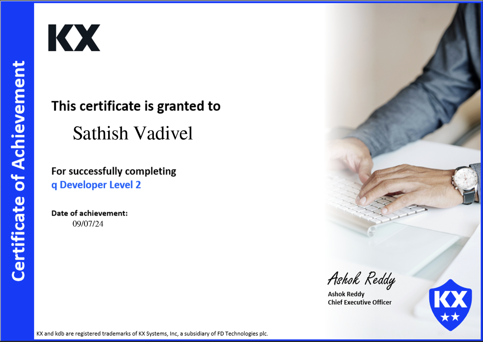 Certificate 7